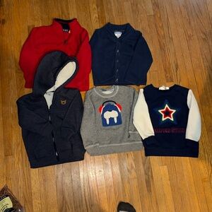 Assorted 24 month and 2T sweaters